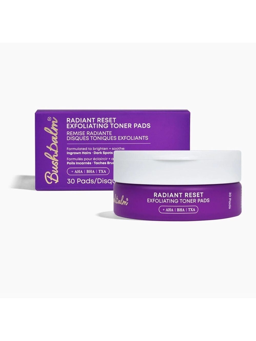 Bushbalm- Radiant Reset Exfoliating Toner Pads